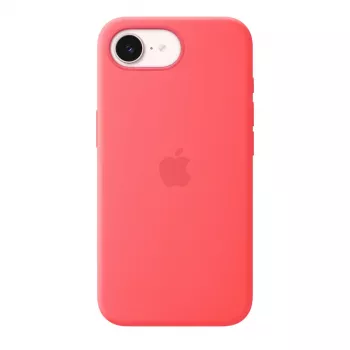 Silikona maciņš ar MagSafe Apple iPhone 17e — Bright Guava, 6.1 collu (15.5 cm)