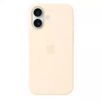 Silikona maciņš ar MagSafe Apple iPhone 17 — Vanilla, vāciņš 16 cm (6,3 collu) ekrānam