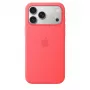 Apple MHW64ZM/A silikona vāciņš ar MagSafe, paredzēts iPhone 17 Pro Max, Bright Guava toņa