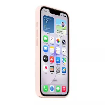 Apple Silikona Maciņš ar MagSafe iPhone 17e – Maigi Rozā, 6.1 collu (15.5 cm) ekrānam
