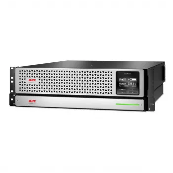 APC Smart-UPS On-Line APC, 1500VA, Rackmount 2U, 230V, 8x C13 IEC ligzdas, tīkla karte, ar sliežu komplektu, lietots bez Lithium-ion ārējā akumulatora