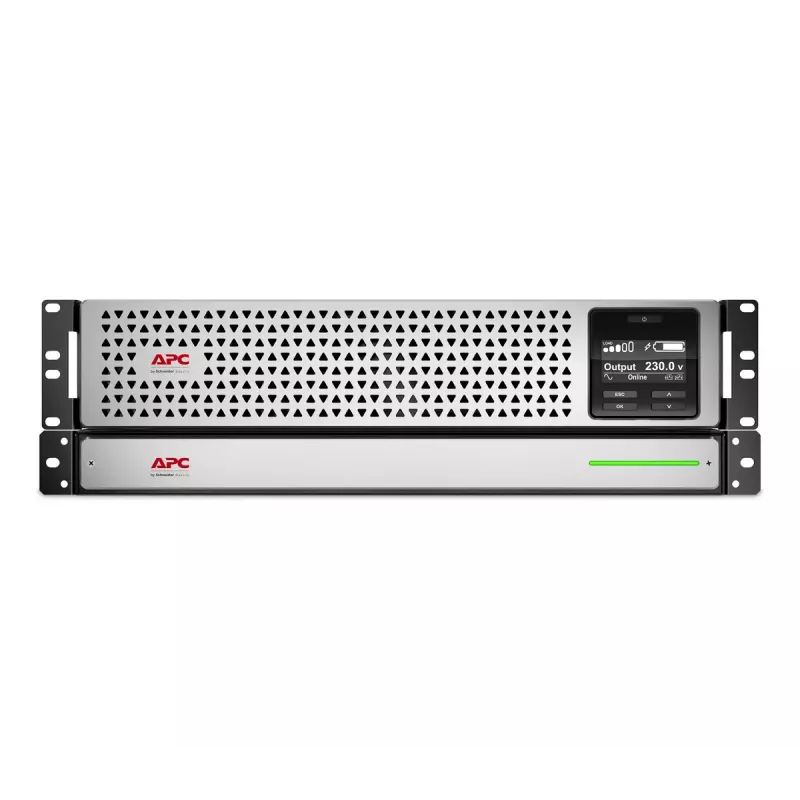 APC Smart-UPS On-Line 1500VA, Rackmount 2U, 230V, 8x C13, Tīkla karte, ar sliežu komplektu, Lietots