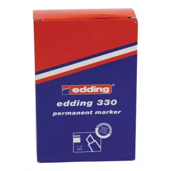 Permanentais marķieris Edding OFC-ED330RD sarkans, 10 gab. kastē