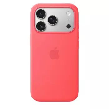 Silikona maciņš ar MagSafe Apple iPhone 17 Pro — Bright Guava (sarkans) — vāciņš, piemērots 16 cm (6,3 collu) ekrānam