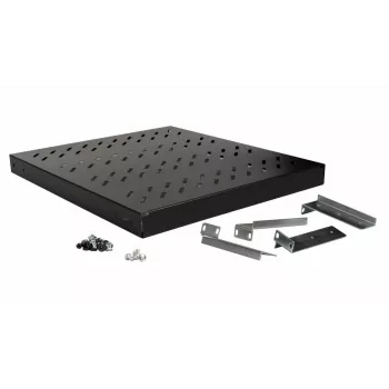 Rack plaukts Equip Variable Shelf 19 inch 1U 500mm Melns