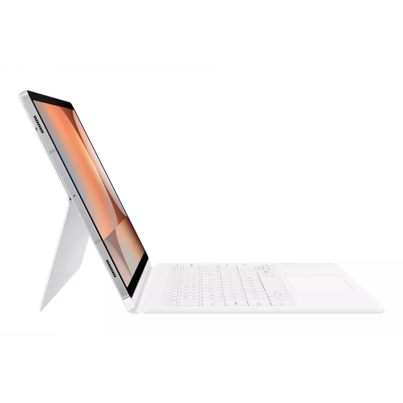 Samsung EF-DX825 Flip vāciņš Galaxy Tab S10+ S9+ S9 FE 12,4 collu Baltā krāsā