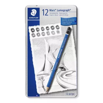 Zīmuļi Staedtler Mars Lumograph 100 12 gab.