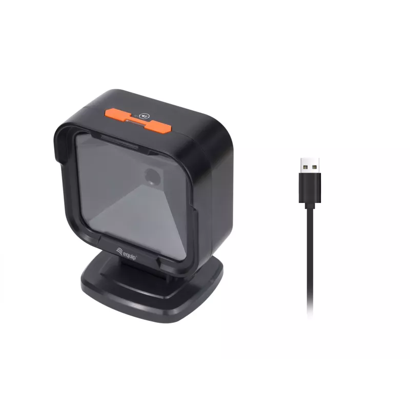 Fiksēts svītrkodu lasītājs Equip USB 2D Omnidirectional Desktop Scanner 1MP