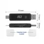 Karšu lasītājs ACT USB-C/USB-A 3.0 Melns