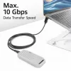 ACT USB 3.0 10Gbps 60W USB-C (taisns) uz USB-C (augšup/lejup leņķveida) kabelis, 2 m