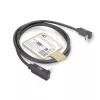 ACT USB 3.0 10Gbps 60W USB Type-C (augšup/lejup leņķis) uz USB Type-C (augšup/lejup leņķis) kabelis, 0,5 m