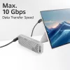 ACT USB 3.0 10Gbps 60W USB Type-C (augšup/lejup leņķis) uz USB Type-C (augšup/lejup leņķis) kabelis, 2 metri