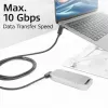 ACT USB 3.0 10Gbps 60W USB Type-C (kreisais/labais leņķis) uz USB Type-C (augšup/lejup leņķis) kabelis, 2 metri