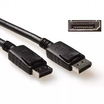 ACT 1 m DisplayPort kabelis vīrietis - vīrietis, strāvas tapa 20 savienota