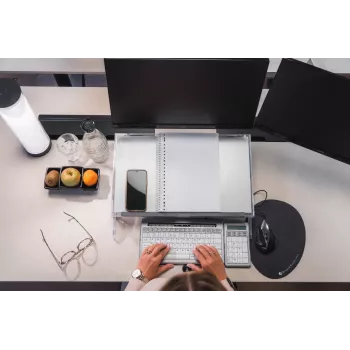 BakkerElkhuizen FlexDesk 640 ar ComfortRead augstuma regulēšanu