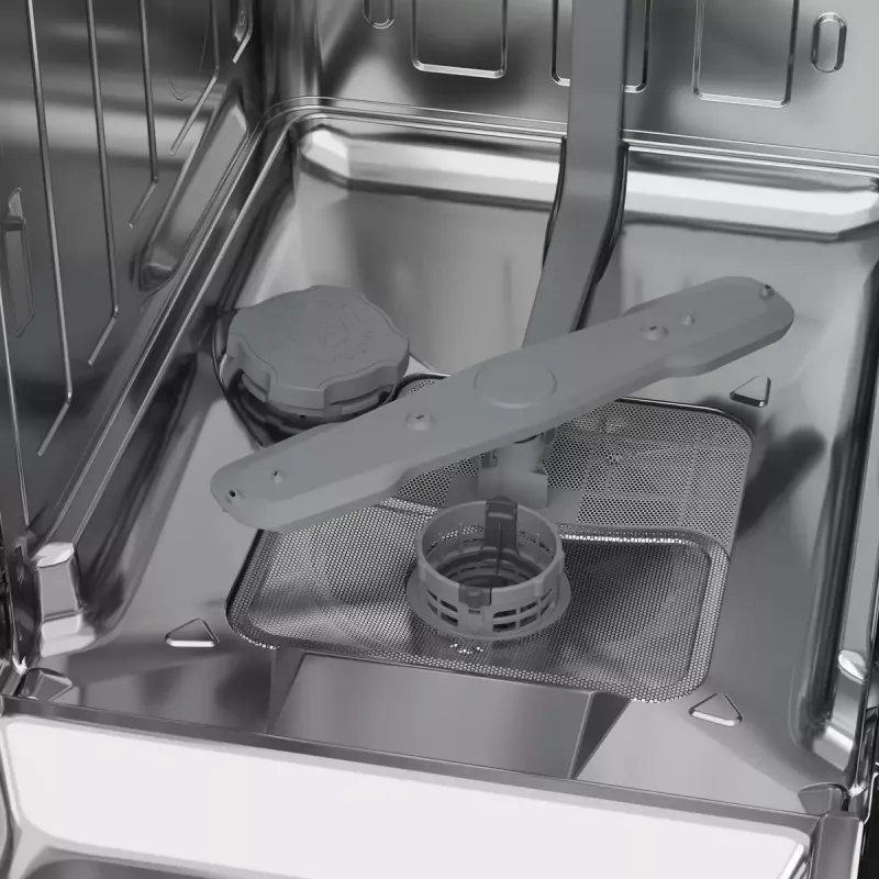 Brīvi stāvoša šaurā trauku mazgājamā mašīna BEKO DVS05024W — 10 komplekti, 45 cm, 49 dB, E klase