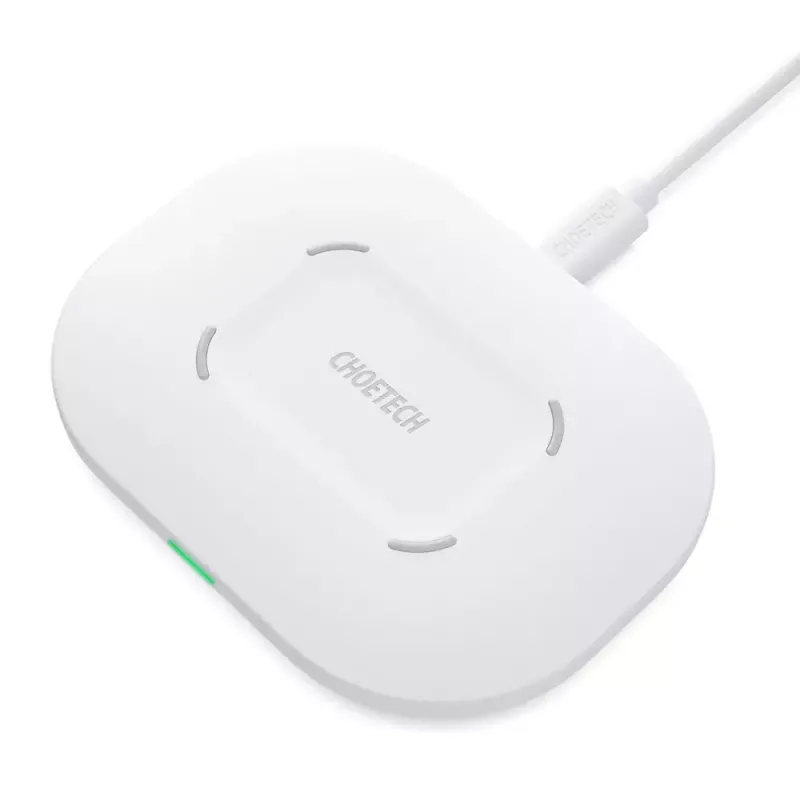 Bezvadu lādētājs CHOETECH T550-F-v2 15W Balts