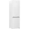 Brīvstāvošs ledusskapis BEKO RCSA300K40WN, 291 L kopējā tilp. (204 L ledusskapis, 87 L saldētava), E klase, maināmas durvis, LED, 181,3 cm, balts