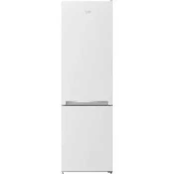 Brīvstāvošs ledusskapis BEKO RCSA300K40WN, 291 L kopējā tilp. (204 L ledusskapis, 87 L saldētava), E klase, maināmas durvis, LED, 181,3 cm, balts