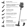 Electrolux EP31CB21GP 2-in-1 stieņa putekļsūcējs, bezmaiss, ciklons, 0,5 L, 15 W, pelēks/tungsten, 2 Ah