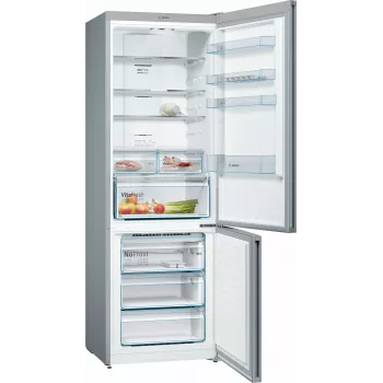 Bosch Serie 4 KGN49XLEA brīvstāvošs ledusskapis ar saldētavu 438 L, nerūsējošais tērauds