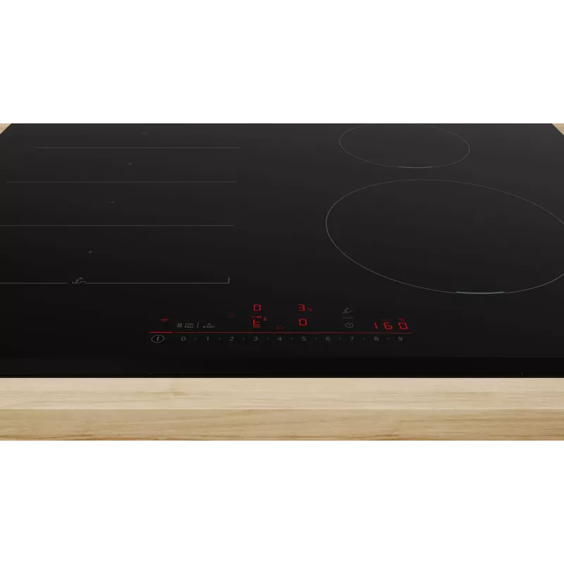 Bosch Serie 6 PIX631HC1E 60 cm 4 zonu indukcijas plīts virsma, iebūvējama, melna