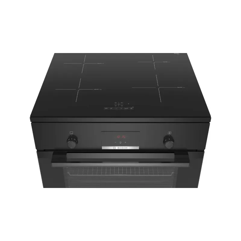 Bosch Serie 4 HLN39A060U brīvi stāvoša plīts ar indukcijas virsmu, melna
