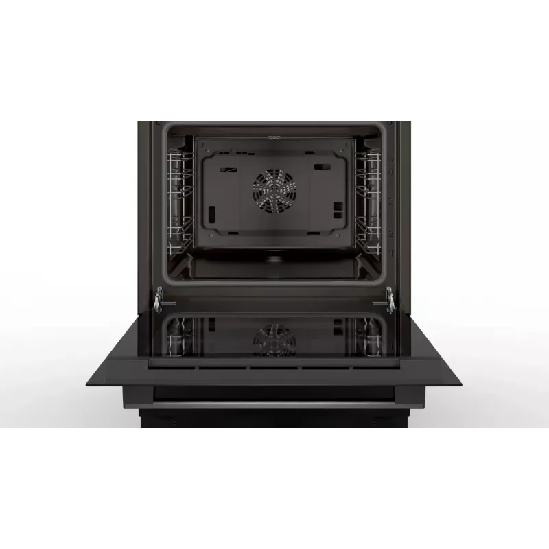 Bosch Serie 4 HLN39A060U brīvi stāvoša plīts ar indukcijas virsmu, melna