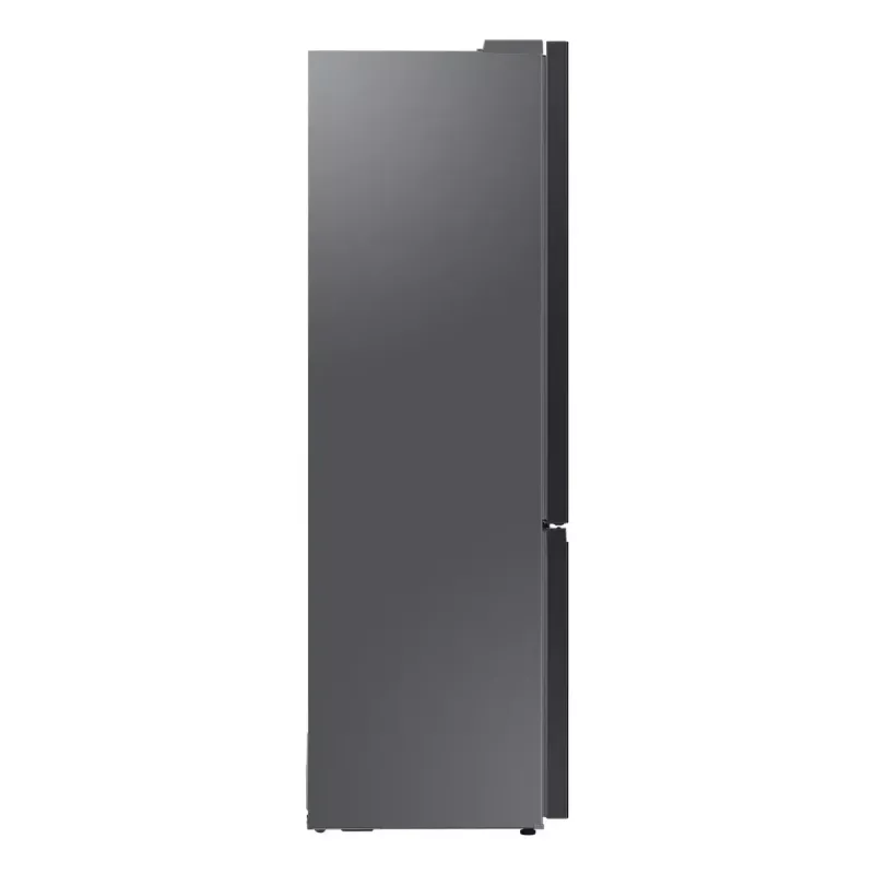 Brīvi stāvošs ledusskapis Samsung RB38C6B2E22 ar No Frost, labās puses virām, 35 dB, energoklase E, 8 kg/24h sasaldēšana, 4 plaukti, 2 dārzeņu atvilktnes, melns