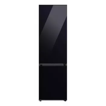 Brīvi stāvošs ledusskapis Samsung RB38C6B2E22 ar No Frost, labās puses virām, 35 dB, energoklase E, 8 kg/24h sasaldēšana, 4 plaukti, 2 dārzeņu atvilktnes, melns