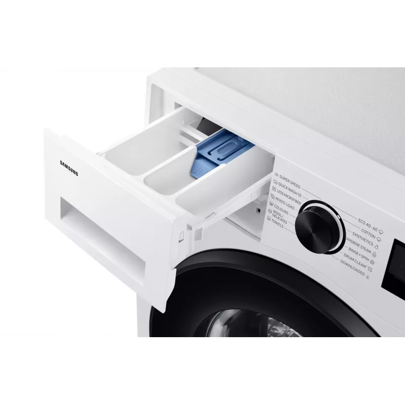 Samsung WW90DG5G34AELE veļas mazgājamā mašīna, priekšējā ielāde, 9 kg, 1400 apgr./min, balta
