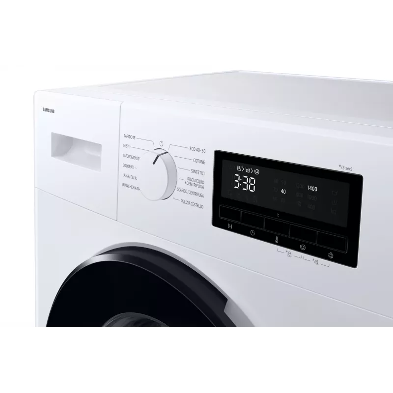 Samsung WW80FG3M05AWLF veļas mazgājamā mašīna ar priekšējo ielādi 8 kg 1400 apgr./min Balta