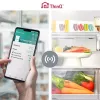 Ledusskapis ar saldētavu LG InstaView ThinQ GSXV90MCAE 635 L