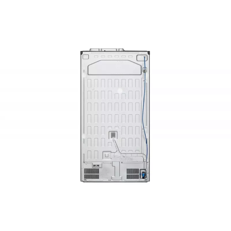 LG InstaView GSXV91PZAE ledusskapis Side-by-Side brīvstāvošs 635 L Melns, Nerūsējošais tērauds