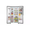 LG InstaView GSXV91PZAE ledusskapis Side-by-Side brīvstāvošs 635 L Melns, Nerūsējošais tērauds