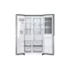 LG InstaView GSXV91PZAE ledusskapis Side-by-Side brīvstāvošs 635 L Melns, Nerūsējošais tērauds