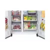 LG InstaView GSXV91PZAE ledusskapis Side-by-Side brīvstāvošs 635 L Melns, Nerūsējošais tērauds