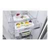 LG InstaView GSXV91PZAE ledusskapis Side-by-Side brīvstāvošs 635 L Melns, Nerūsējošais tērauds