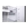LG InstaView GSXV91PZAE ledusskapis Side-by-Side brīvstāvošs 635 L Melns, Nerūsējošais tērauds