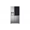 LG InstaView GSXV91PZAE ledusskapis Side-by-Side brīvstāvošs 635 L Melns, Nerūsējošais tērauds