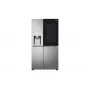 LG InstaView GSXV91PZAE ledusskapis Side-by-Side brīvstāvošs 635 L Melns, Nerūsējošais tērauds