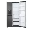 LG GSLC41EPPE sānu-pie-sāna ledusskapis Brīvi stāvošs 641 L Melns