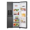 LG GSLC41EPPE sānu-pie-sāna ledusskapis Brīvi stāvošs 641 L Melns