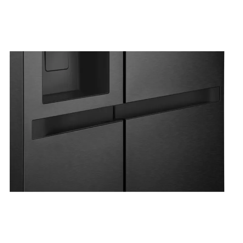 LG GSLC41EPPE sānu-pie-sāna ledusskapis Brīvi stāvošs 641 L Melns
