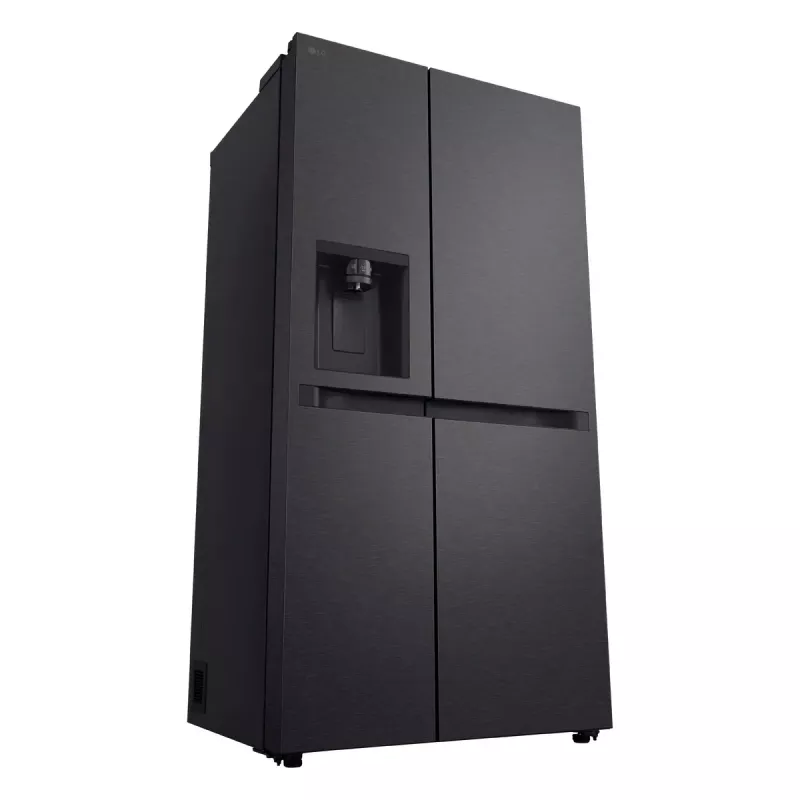LG GSLC41EPPE sānu-pie-sāna ledusskapis Brīvi stāvošs 641 L Melns