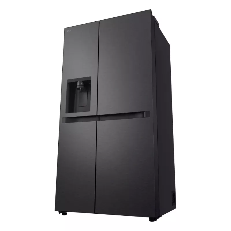 LG GSLC41EPPE sānu-pie-sāna ledusskapis Brīvi stāvošs 641 L Melns