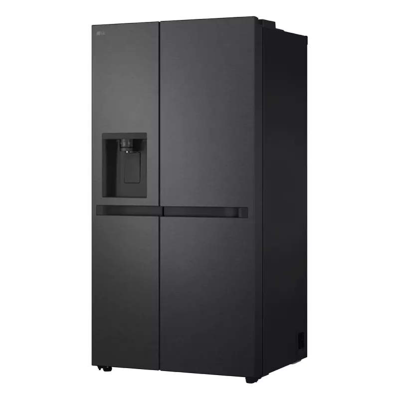 LG GSLC41EPPE sānu-pie-sāna ledusskapis Brīvi stāvošs 641 L Melns
