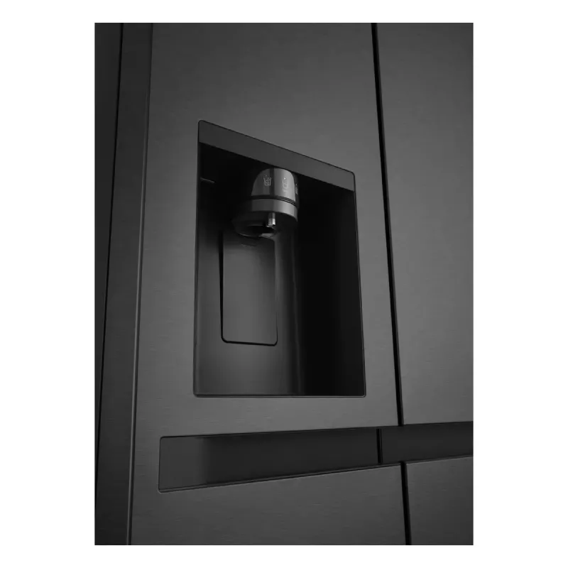LG GSLC41EPPE sānu-pie-sāna ledusskapis Brīvi stāvošs 641 L Melns