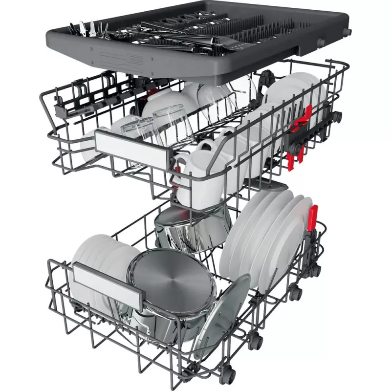 Whirlpool WSFO 3O34 PF Brīvi stāvoša trauku mazgājamā mašīna, 10 komplekti