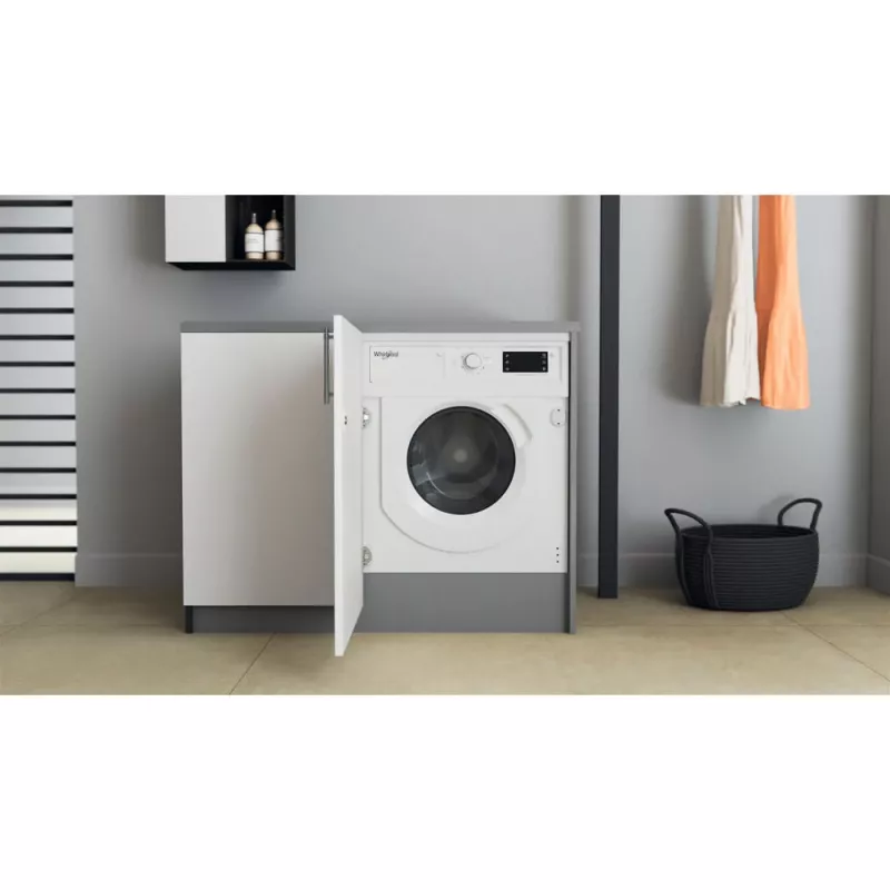 Whirlpool BI WMWG 71483E EU N veļas mašīna, priekšējā ielāde, 7 kg, 1351 apgr./min, balta
